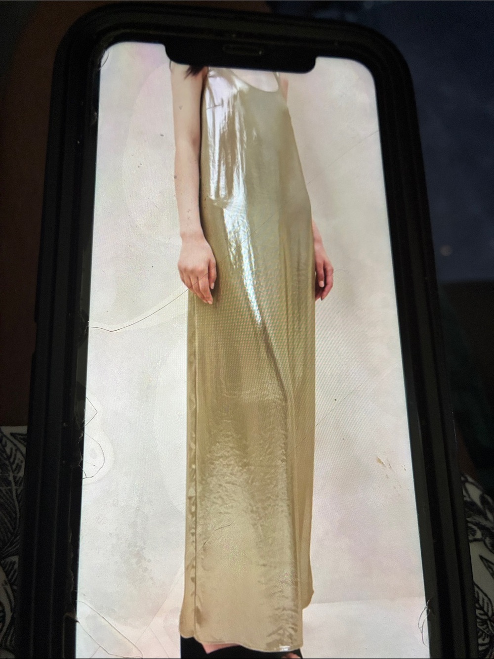 Banana Republic Metallic Maxi Dress